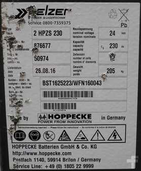 Lead Acid 2016 HOPPECKE 24 Volt 2 PzS 230 Ah (2)