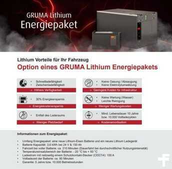 NEUES GRUMA LITHIUM ENERGIEPAKET 24 Volt 2 PzS 150 Ah