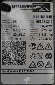 Lead Acid 2017 GRUMA 48 Volt 5 PzS 775 Ah (5)