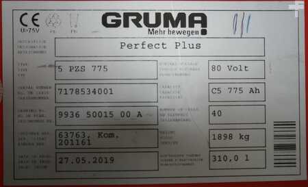 Plomo ácido 2019 GRUMA 80 Volt 5 PzS 775 Ah (5)