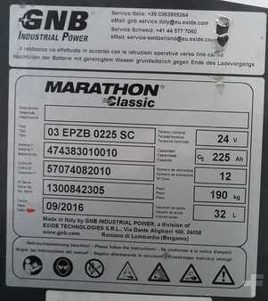 GNB 24 Volt 3 PzB 225 Ah