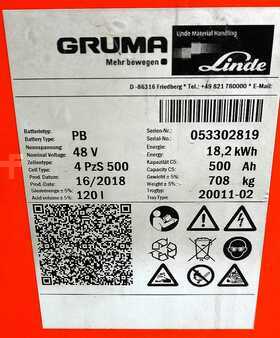 Lead Acid 2018  GRUMA 48 Volt 4 PzS 500 Ah (5)