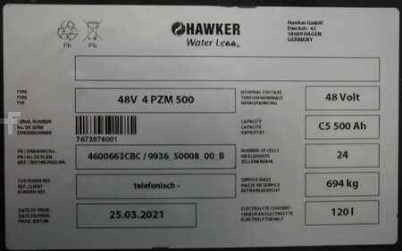 Water Less 2021 Hawker 48 Volt 4 PzM 500 Ah (5)