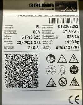 PzS 2025  GRUMA 80 Volt 5 PzS 625 Ah (5)