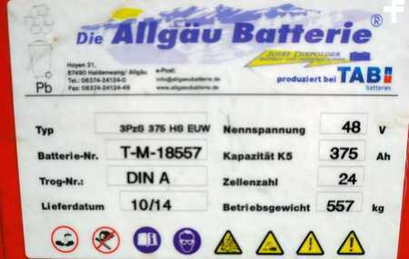 Lead Acid 2014  Allgäu Batterie 48 Volt 3 PzS 375 Ah (4)