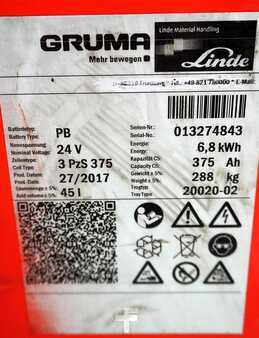 Plomo ácido 2017  GRUMA 24 Volt 3 PzS 375 Ah (5)