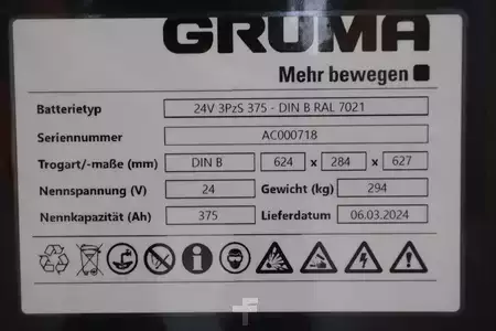kwasowo-ołowiowy 2024  GRUMA 24 Volt 3 PzS 375 Ah (5)