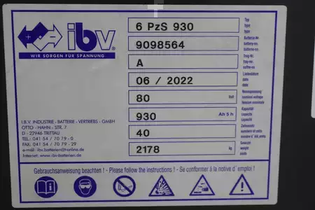 PzS 2022  I.B.V. 80 Volt 6 PzS 930 Ah (5)