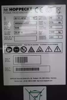 PzS 2019  Hoppecke 80 Volt 5 PzS 775 Ah (5)