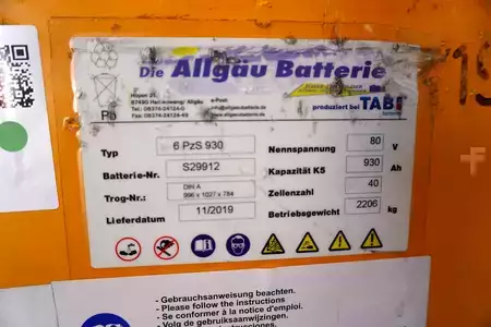 PzS 2019  Allgäu Batterie 80 Volt 6 PzS 930 Ah (5)
