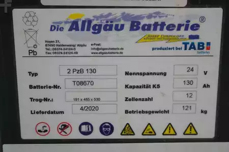 Batteri andra 2020  Allgäu Batterie 24 Volt 2 PzB 130 Ah (5)