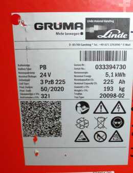 GRUMA 24 Volt 3 PzB 225 Ah