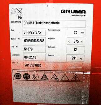 GRUMA 24 Volt 3 PzS 375 Ah