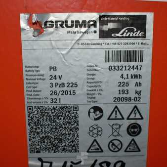 GRUMA 24 Volt 3 PzB 225 Ah