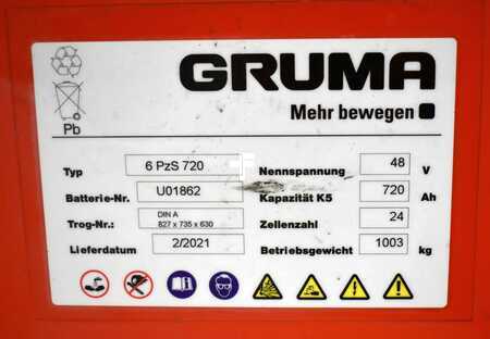 GRUMA 48 Volt 6 PzS 720 Ah