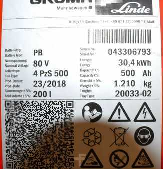 Lead Acid 2018  GRUMA 80 Volt 4 PzS 500 Ah (5)
