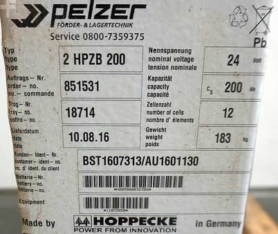 Batería otros 2016  Hoppecke 24 Volt 2 PzB 200 Ah (4)