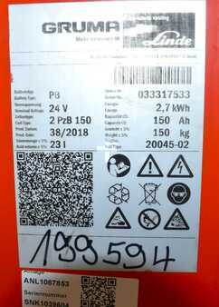 Battery others 2018  Linde 24 Volt 2 PzB 150 Ah (4)