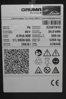 Plomo ácido 2026  GRUMA 80 Volt 4 PzS 500 Ah (5)