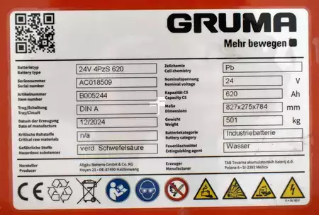 PzS 2024  GRUMA 24 Volt 4 PzS 620 Ah (5)