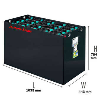 Plomo ácido 2024 Batterie Siems 48 V 4 PzS 620 DIN B (1)