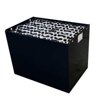 PzS 2025  GRUMA Staplerbatterie 80 V - 500 Ah - 4 PzS - DIN A Linde E 20– 336-00, Toyota 7FBMF18 (1)