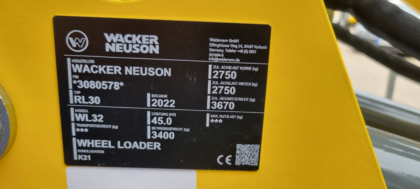 Wacker Neuson WL32
