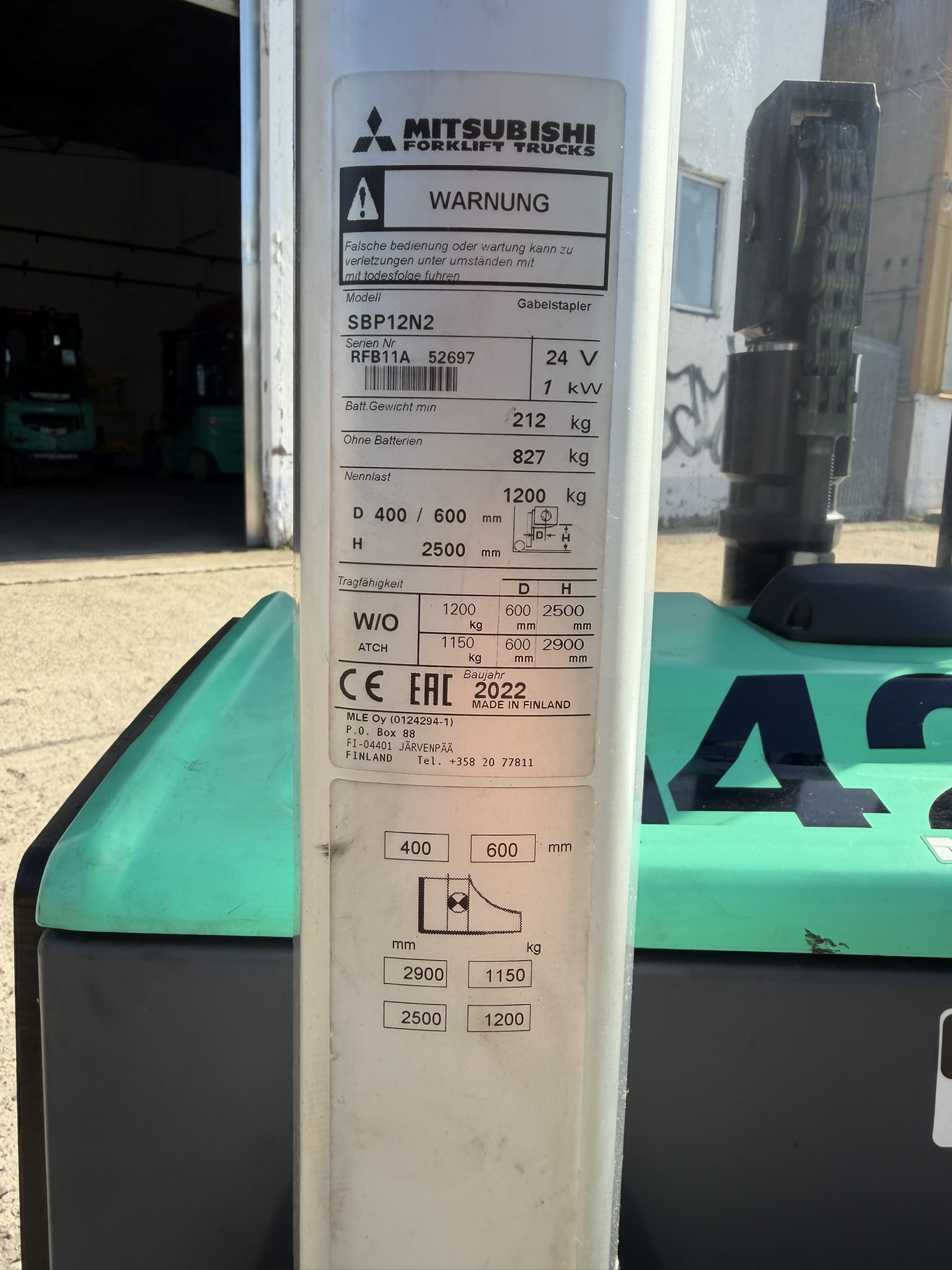 Mitsubishi SBP12N2 (Li-Ionen!!!!)